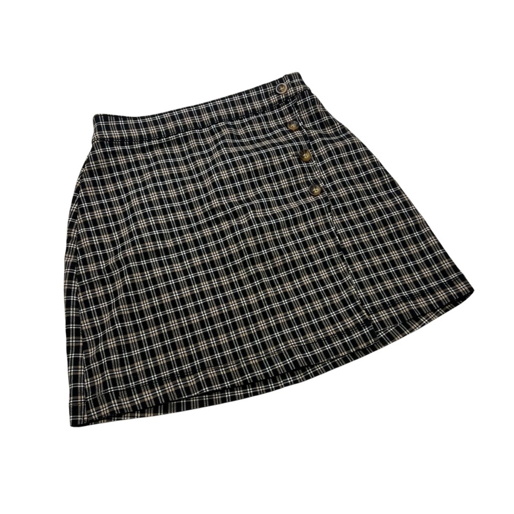 Plaid Hollister mini skirt